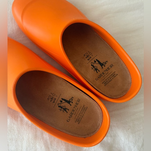 Gardenheir Italian Garden Clog in Orange - Picture 4 of 8